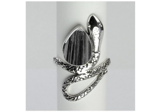 Black Tourmaline Snake Ring sterling silver earrings bulk