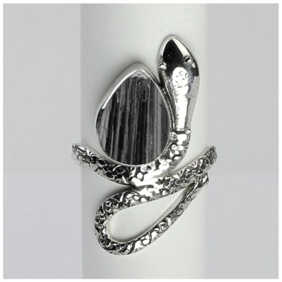 Black Tourmaline Snake Ring sterling silver earrings bulk