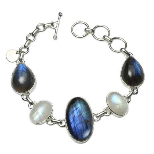 Moonstone Labradorite Divine Glow Bracelet wholesale crystal gemstone suppliers