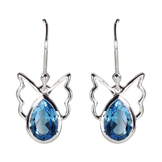 Blue Topaz Angel Earrings jewelry for your business