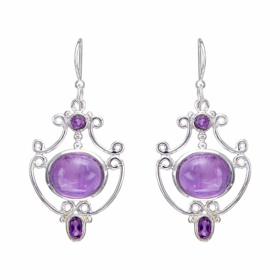 Amethyst Mystery Maiden Earrings hand-picked jewelry for retailers