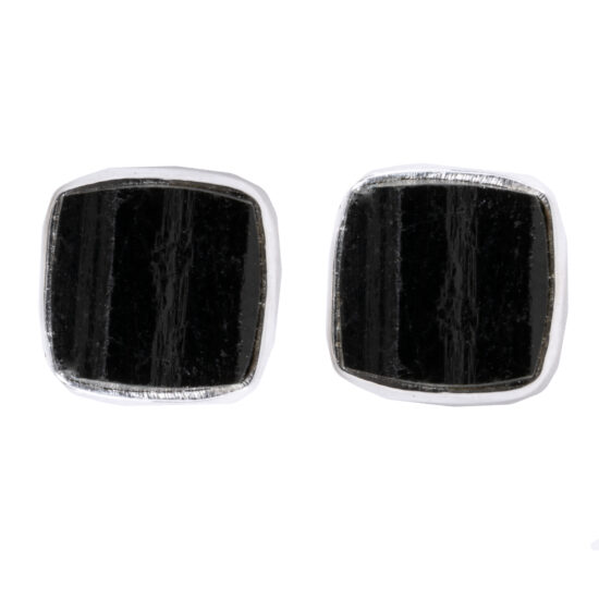 Black Tourmaline Armor Studs