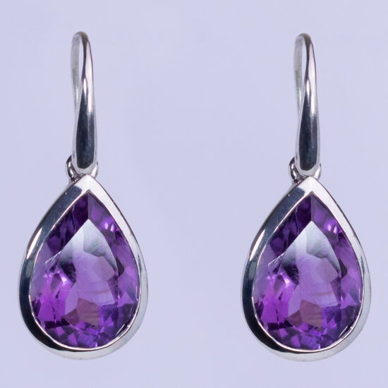 Amethyst Splashy Sparkle Earrings wholesale crystal gemstone suppliers