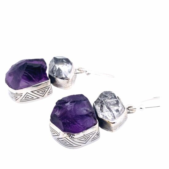 Amethyst Herkimer Earth Song Earrings best jewelry supply earrings