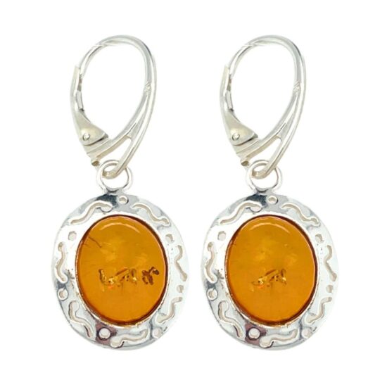 Amber Sunsplash Earrings wholesale crystal gem suppliers