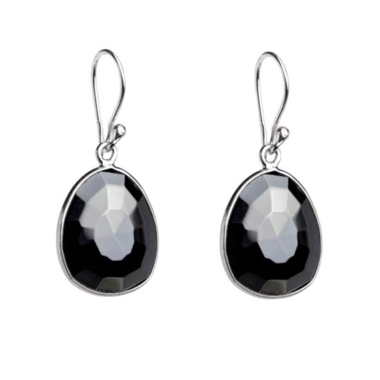 Hematite Reflect to Protect Earrings wholesale sterling silver gemstone jewelry