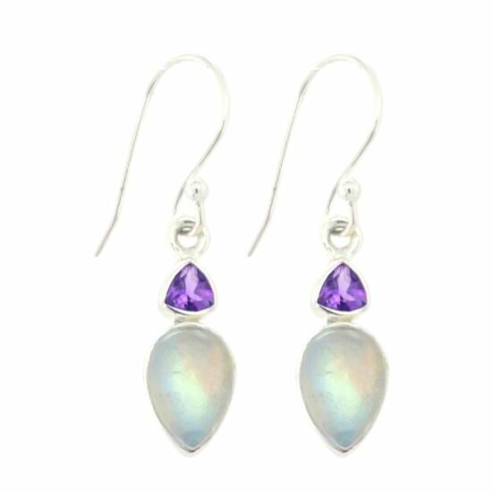 Amethyst Moonstone Lyric Earrings necklace supplier new age