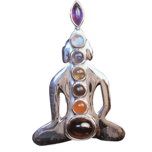 Meditating Buddha/Yogi Chakra Pendant wholesale jewelry supply companies wholesale jewelry vendors