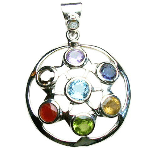 Chakra Wheel of Time Pendant wholesale jewelry and accessories suppliers wholesale jewelry manufacturers