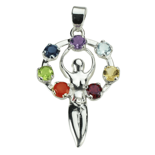 Goddess Mother Earth Chakra Pendant wholesale-only family business women's jewelry wholesale suppliers