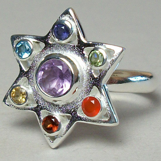 Chakra Star Hexagram Ring jewelry wholesalers near me luxury jewelry vendors