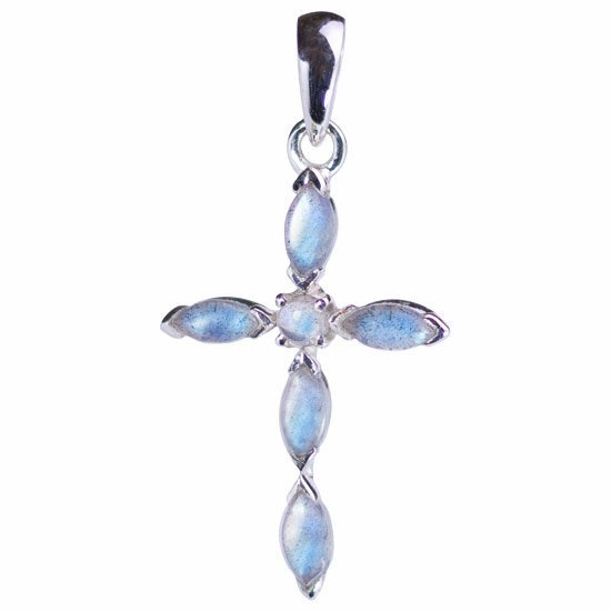 Moonstone Inspiring Cross Pendant unique jewelry wholesale suppliers us jewelry vendors