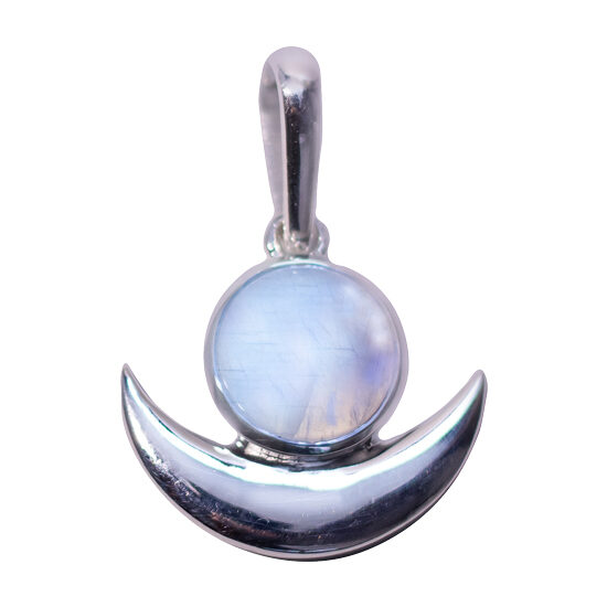 Crescent Moon Goddess Pendant ethically handcrafted exclusive designs fashion jewelry