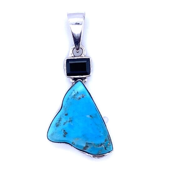 Turquoise Spinel Earth Treasure Pendant designer wholesale genuine gemstone jewelry