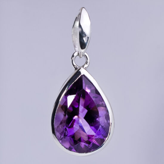 Amethyst Splashy Sparkle Pendant