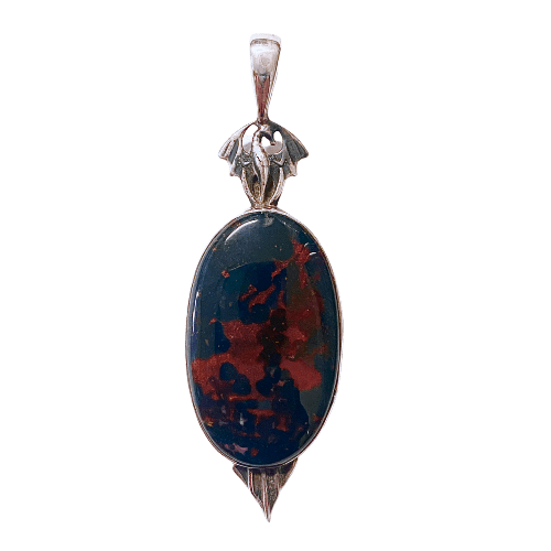 Bloodstone Dragon Pendant ethically-sourced handcrafted gemstone jewelry wholesaler