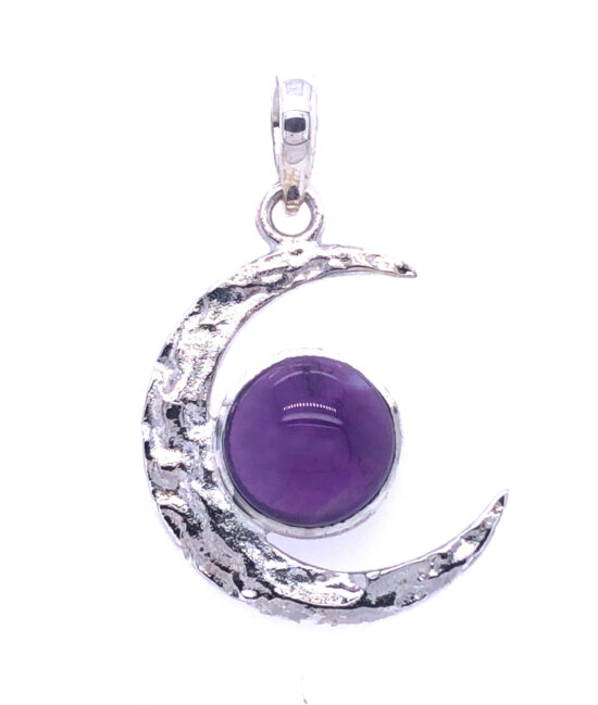 Crescent Moon Pendant beautifully handcrafted designer wholesale jewelry