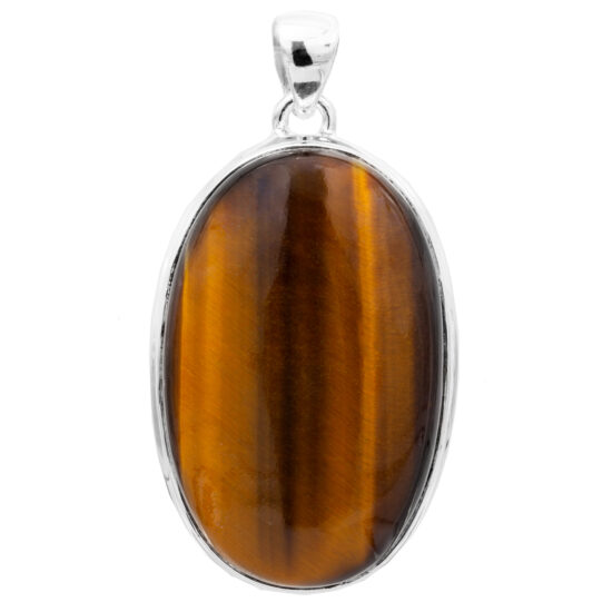 Tigers Eye Jungle Queen Unisex Pendant fine sterling silver jewelry