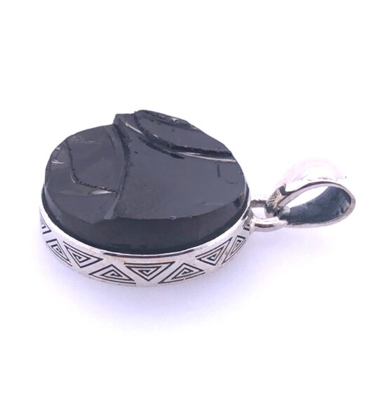 Shungite Soul Warrior Pendant healing gemstone jewelry wholesaler