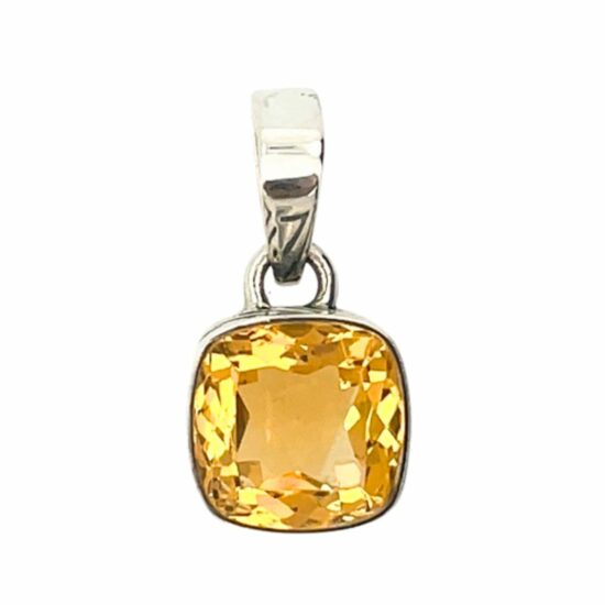 Citrine Success Pendant unique ethically handcrafted designer jewelry wear