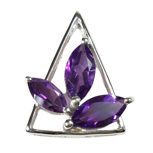 Amethyst Pretty Petals Pendant women's jewelry wholesale supplier