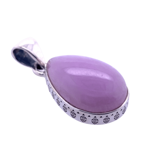 Kunzite Affection Pendant unique sterling silver gemstone wholesalers