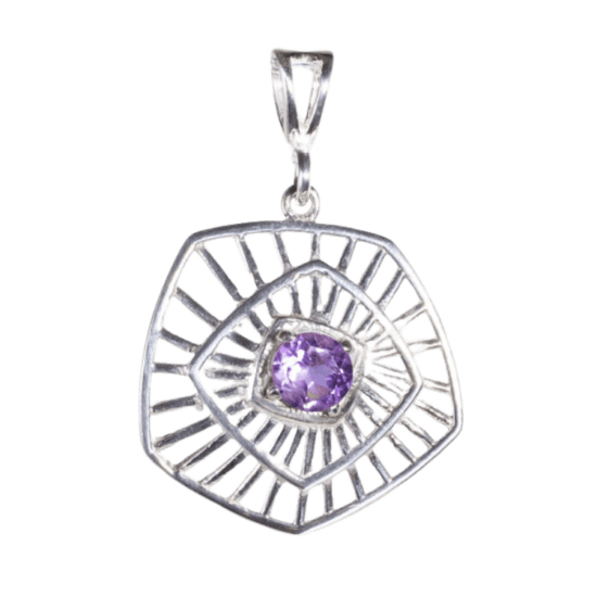 Anansi's Web Pendant unique exotic gemstone jewelry wholesale direct