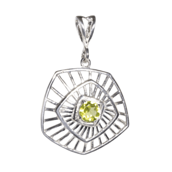 Anansi's Web Pendant unique exotic gemstone jewelry wholesale direct