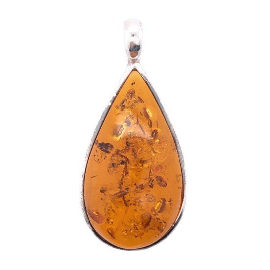 Amber Nectar Tear Pendant gemstone wholesale jewelry supplier