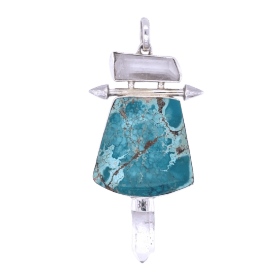 Turquoise Nevada Kingman Peace Pendant vendor direct wholesale jewelry