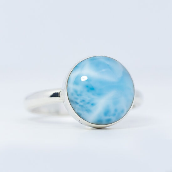 Larimar Sea Spray Ring wholesale jewelry vendors natural stones