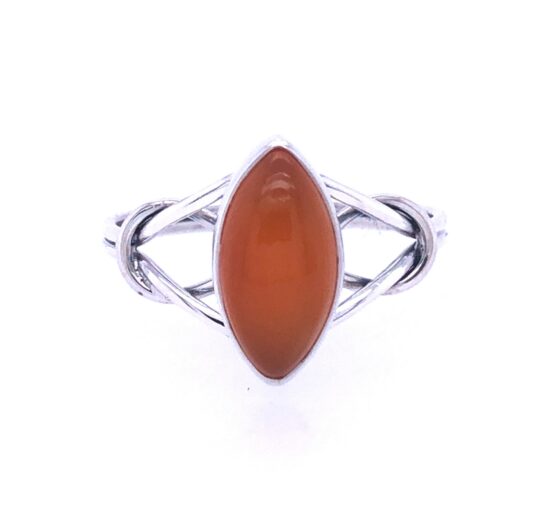 Carnelian Love Knot Ring bulk jewelry fashion trends