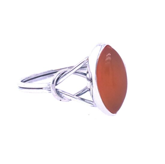 Carnelian Love Knot Ring bulk jewelry fashion trends