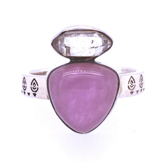 Kunzite Herkimer Diamond Devotion Ring best jewelry supply wholesale