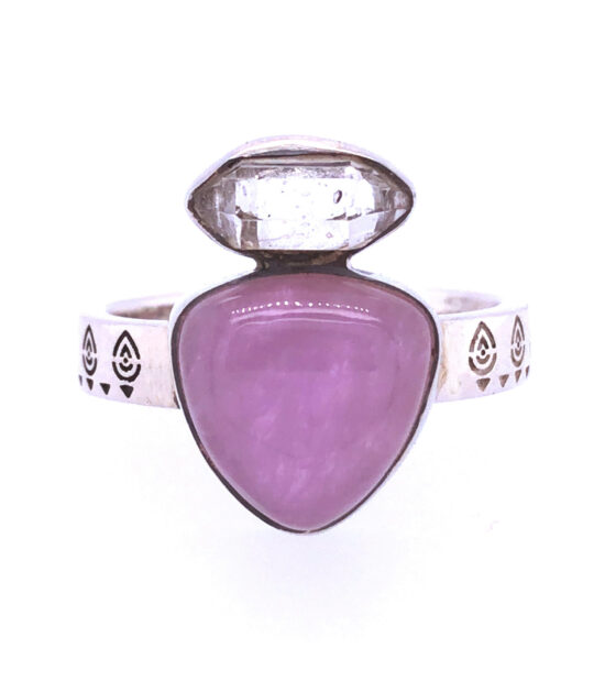 Kunzite Herkimer Diamond Devotion Ring best jewelry supply wholesale