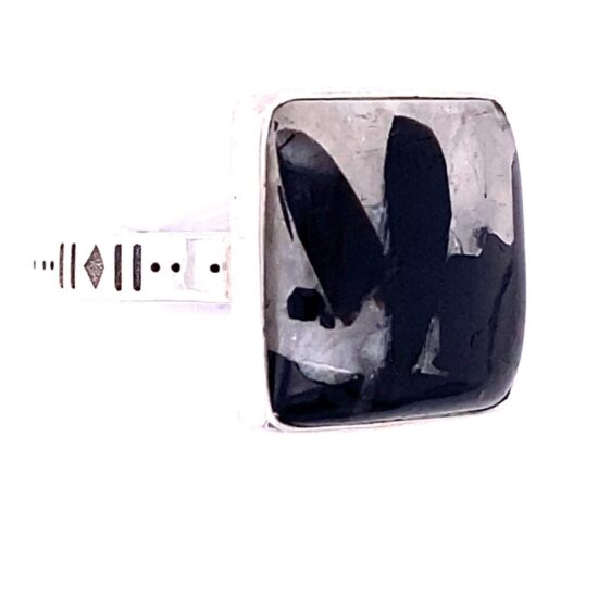 Black Tourmaline in Quartz Square hand-picked jewelry for retailers