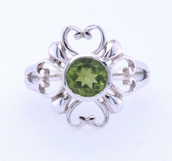 Peridot Poetic Hearts Ring bulk jewelry supplies wholesale fashion trends