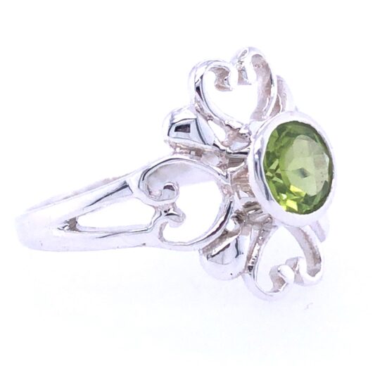 Peridot Poetic Hearts Ring bulk jewelry supplies wholesale fashion trends