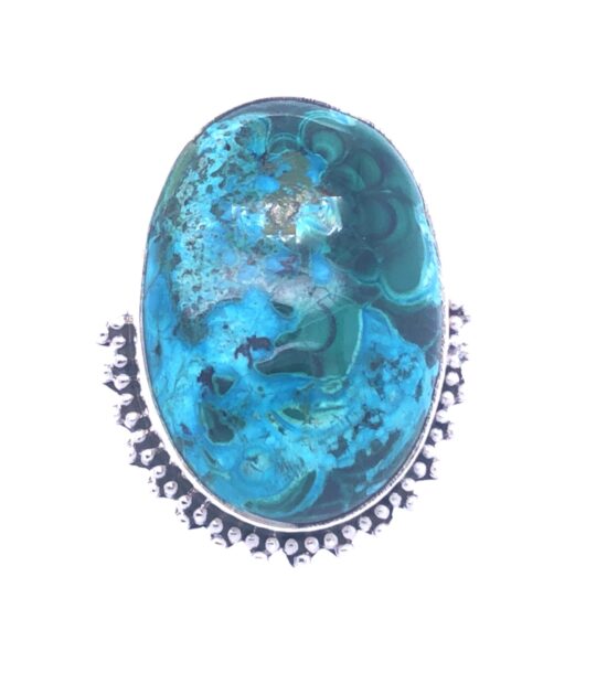 Azurite Bestow Beauty Ring vendor direct sterling silver