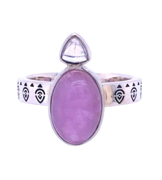 Kunzite Moonstone Divine Love Ring unique jewelry wholesale suppliers