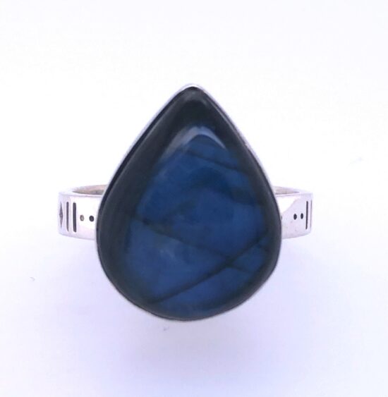 Labradorite Teardrop Duchess Ring exclusive and rare gemstones