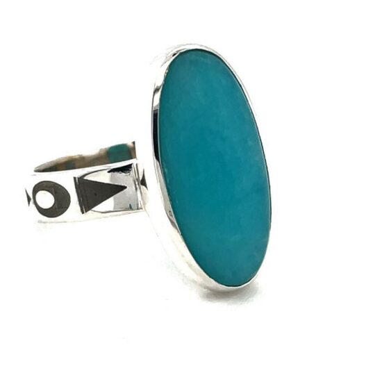 Amazonite Moon Girl Ring buy wholesale jewelry crystal gemstones