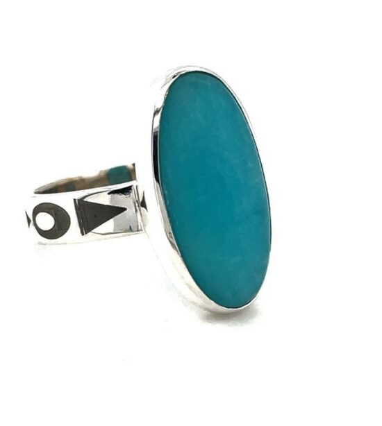 Amazonite Moon Girl Ring buy wholesale jewelry crystal gemstones