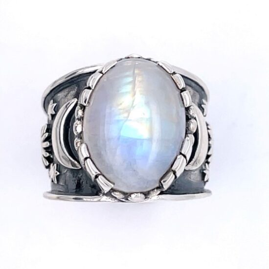 Moonstone Sun Moon Star Unisex Ring your go-to wholesale jewelry supply store online