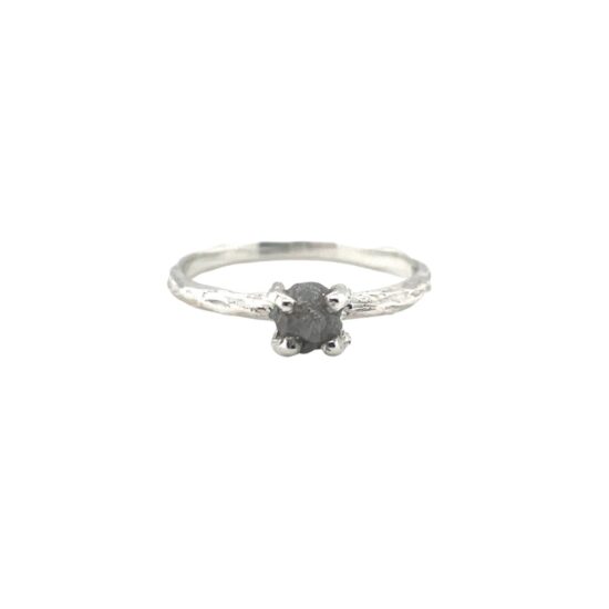 Tektite Diamond in the Rough Ring jewelry vendors near me. sterling silver suppliers