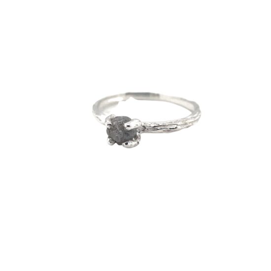 Tektite Diamond in the Rough Ring jewelry vendors near me. sterling silver suppliers