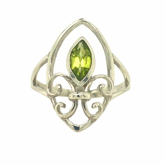 Peridot Fleur De Lis Ring jewelry collection grow your business