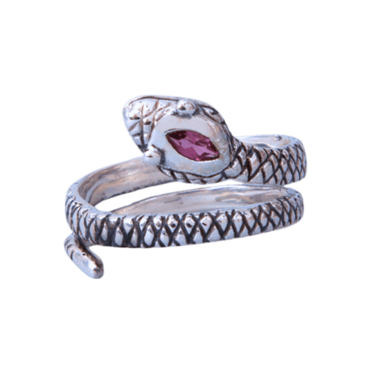 Rhodolite Garnet Snake Spirit Ring jewelry suppliers near me