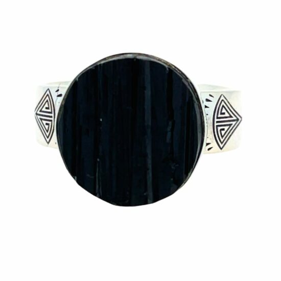 Black Tourmaline Serenade Ring