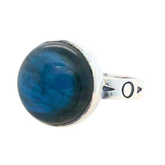 Labradorite Moon Spirit Round Ring - Image 2